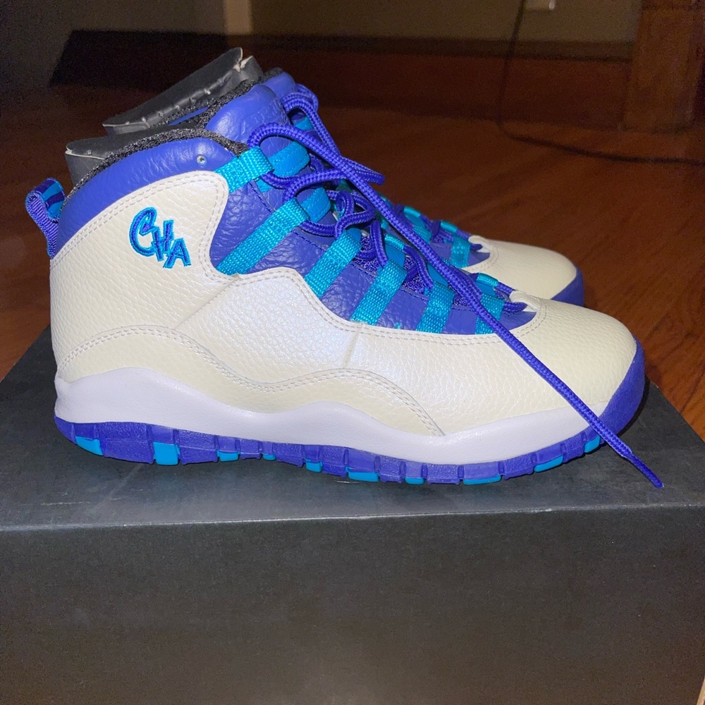 Air Jordan 10 GS ‘Charlotte Hornets’ NEW Size 4.5Y